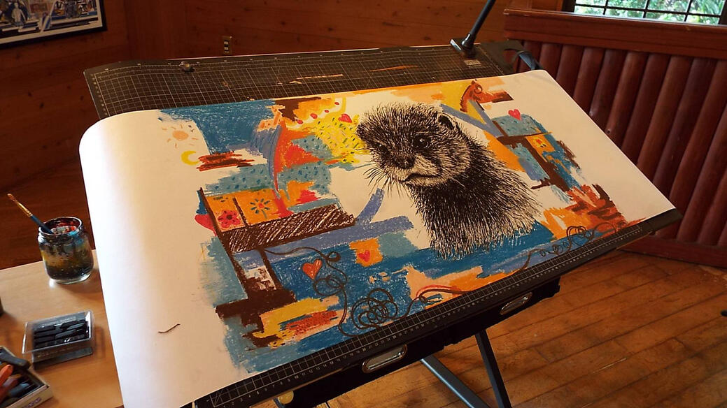 Baby Otter WIP 1 Baby Otter WIP 1